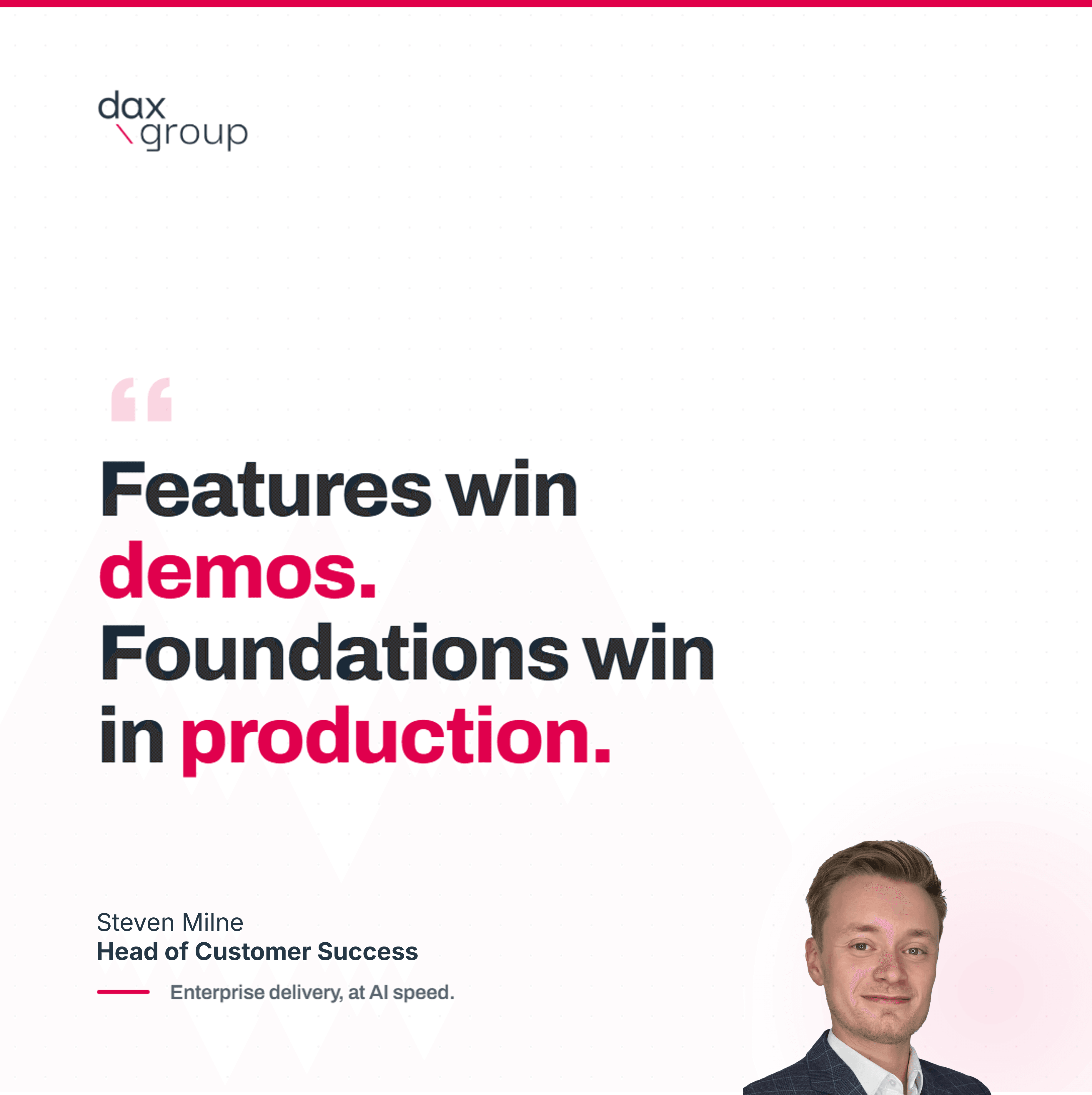 Foundations win in Production