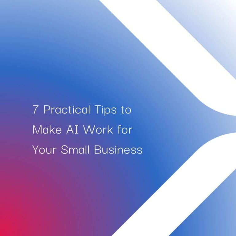 Make AI work for your small business